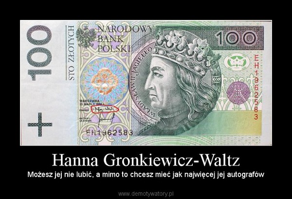 Hanna Gronkiewicz-Waltz – Możesz jej nie lubić, a mimo to chcesz mieć jak najwięcej jej autografów 