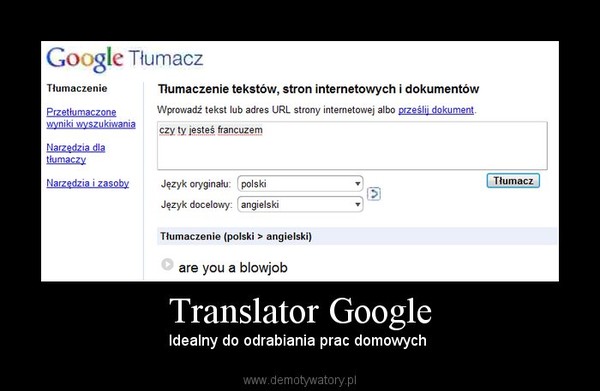 Translator Google – Idealny do odrabiania prac domowych  
