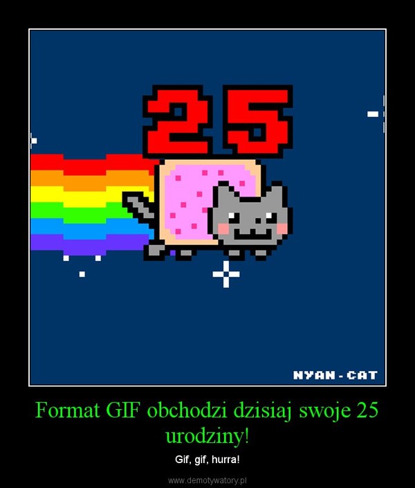Format GIF obchodzi dzisiaj swoje 25 urodziny! – Gif, gif, hurra! 