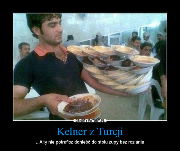 Kelner z Turcji