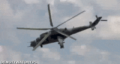 Częstotliwość obrotu śmigła helikoptera – Zsynchronizowana z prędkością migawki aparatu fotograficznego 