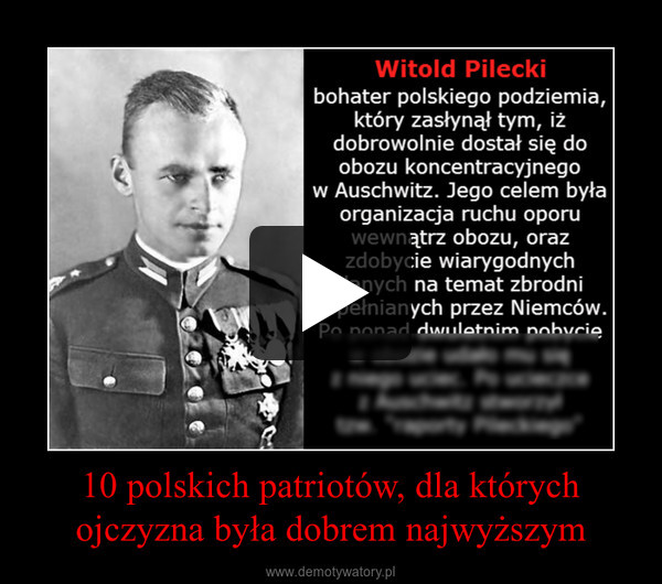 10 polskich patriotów, dla których ojczyzna była dobrem najwyższym –  