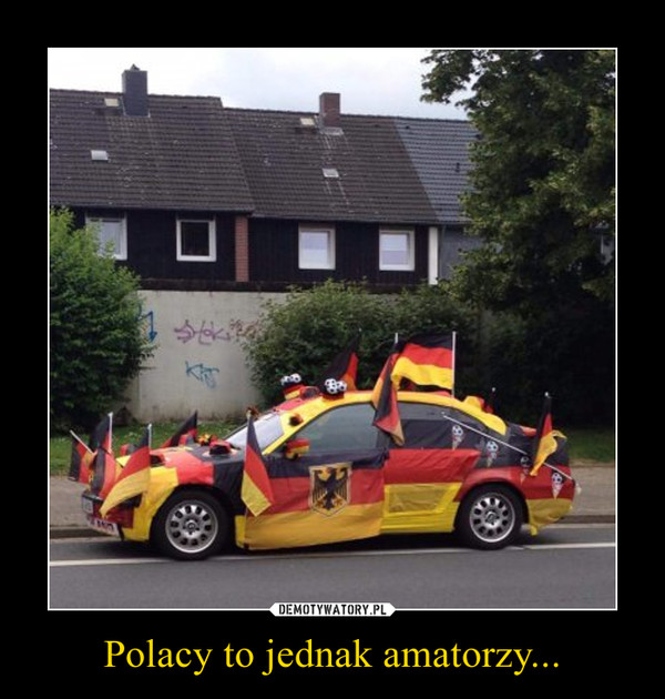 Polacy to jednak amatorzy... –  
