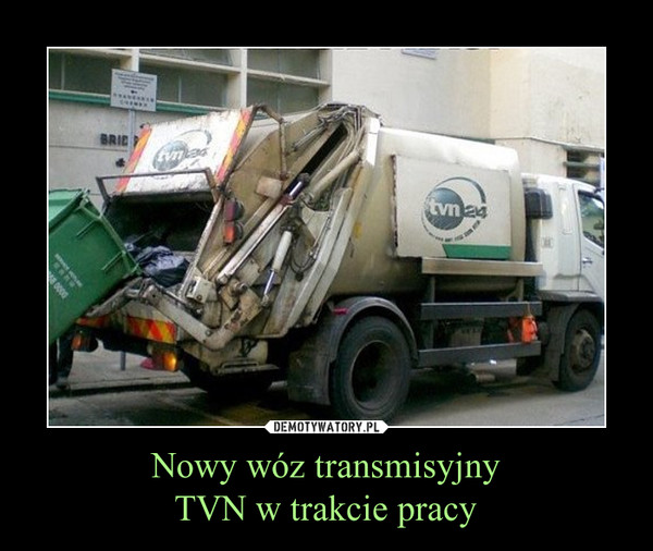 Nowy wóz transmisyjny
TVN w trakcie pracy
