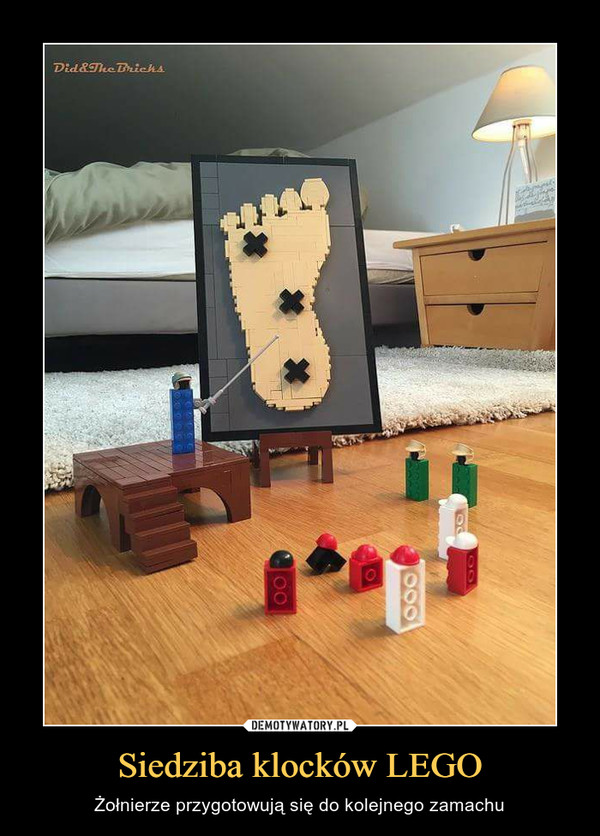 Siedziba klocków LEGO – Żołnierze przygotowują się do kolejnego zamachu 
