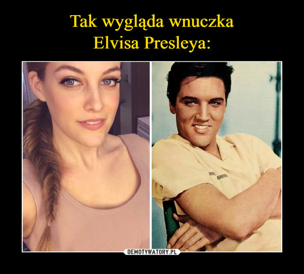 Tak wygląda wnuczka
Elvisa Presleya: