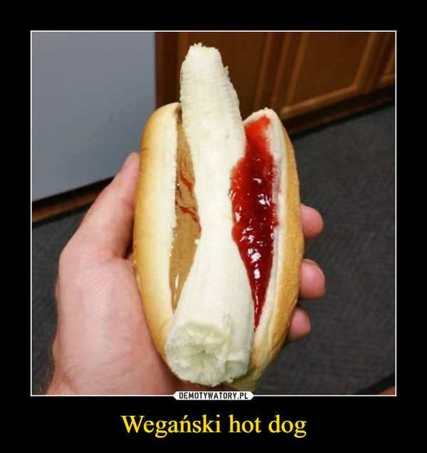 Wegański hot dog