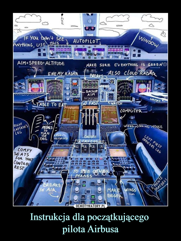 Instrukcja dla początkującego pilota Airbusa –  