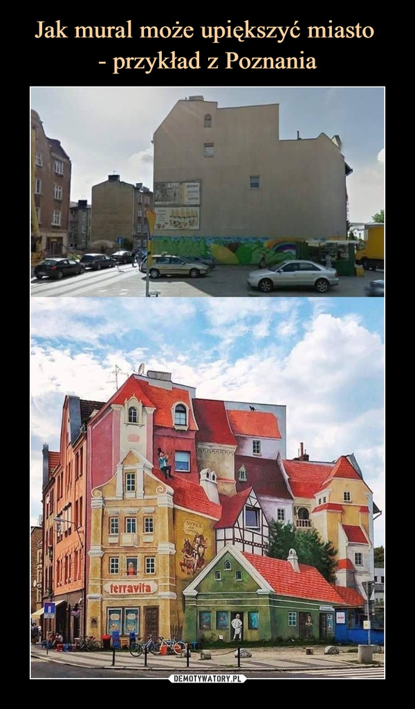 Jak mural może upiększyć miasto 
- przykład z Poznania