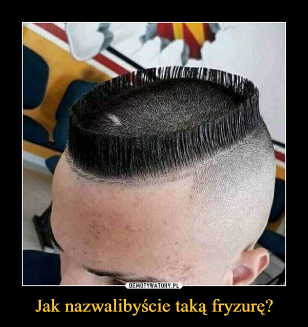 Jak nazwalibyście taką fryzurę? –  