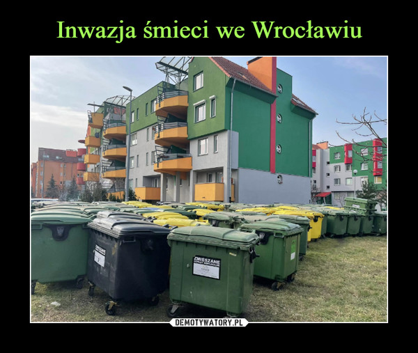 Inwazja śmieci we Wrocławiu