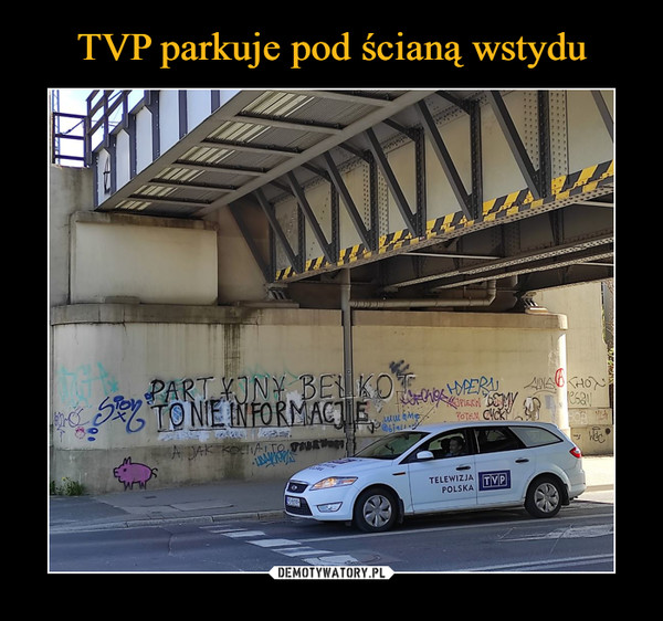 TVP parkuje pod ścianą wstydu
