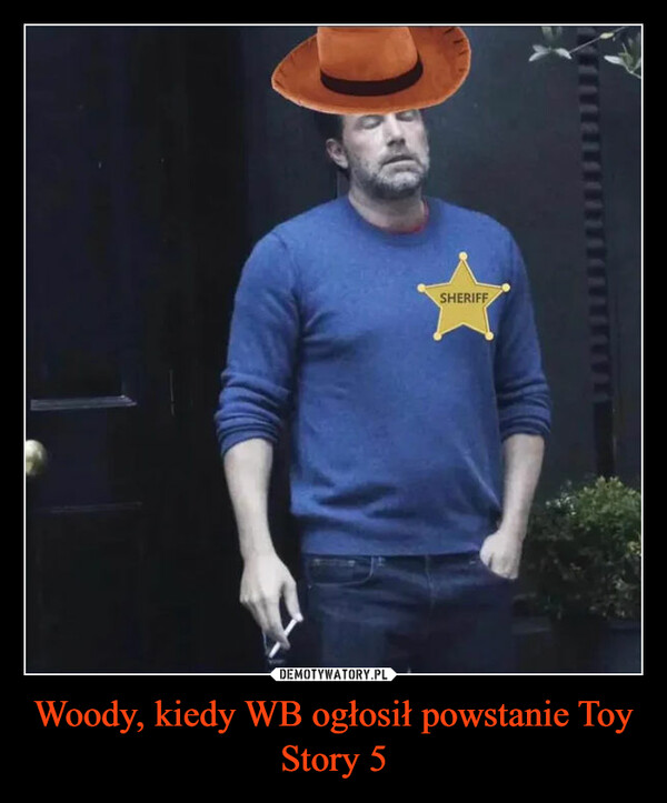 Woody, kiedy WB ogłosił powstanie Toy Story 5 –  