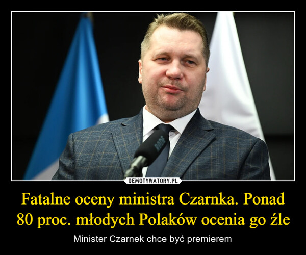 Fatalne oceny ministra Czarnka. Ponad 80 proc. młodych Polaków ocenia go źle