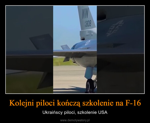 Kolejni piloci kończą szkolenie na F-16 – Ukraińscy piloci, szkolenie USA 808