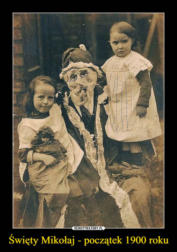 Święty Mikołaj - początek 1900 roku